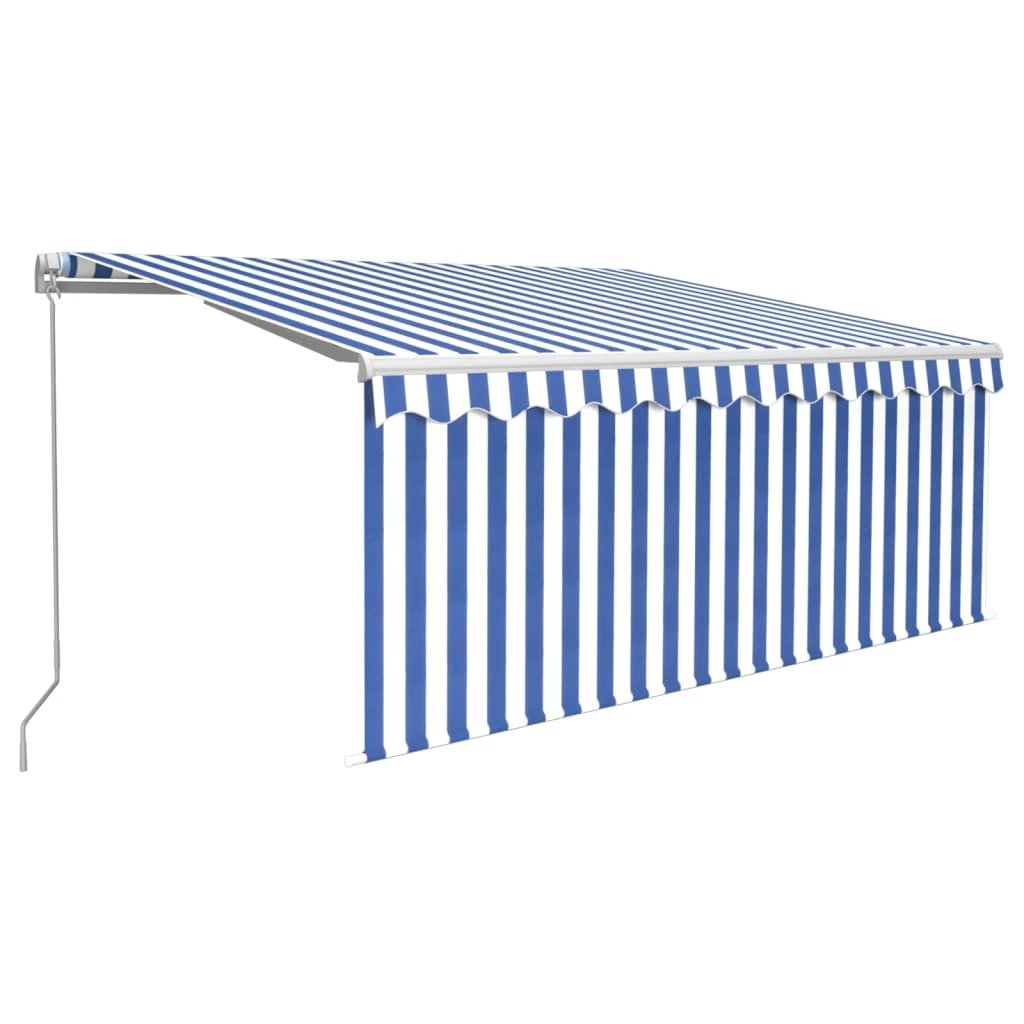 vidaXL VidaXL Awning 3x2.5m Blue White Outdoor - Cover