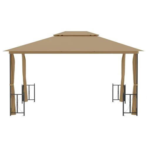 vidaXL vidaXL Gazebo with Sidewalls 3x3 m Water-Resistant Polyester Roof for Outdoor Gatherings - Gazebos