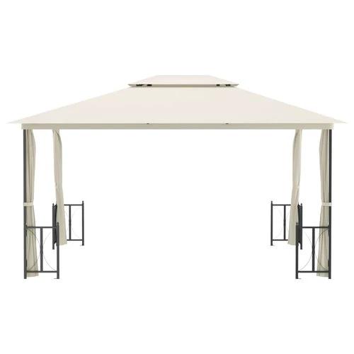 vidaXL Gazebo with Sidewalls 3x3 m Water-Resistant Polyester Roof for Outdoor Gatherings by vidaXL