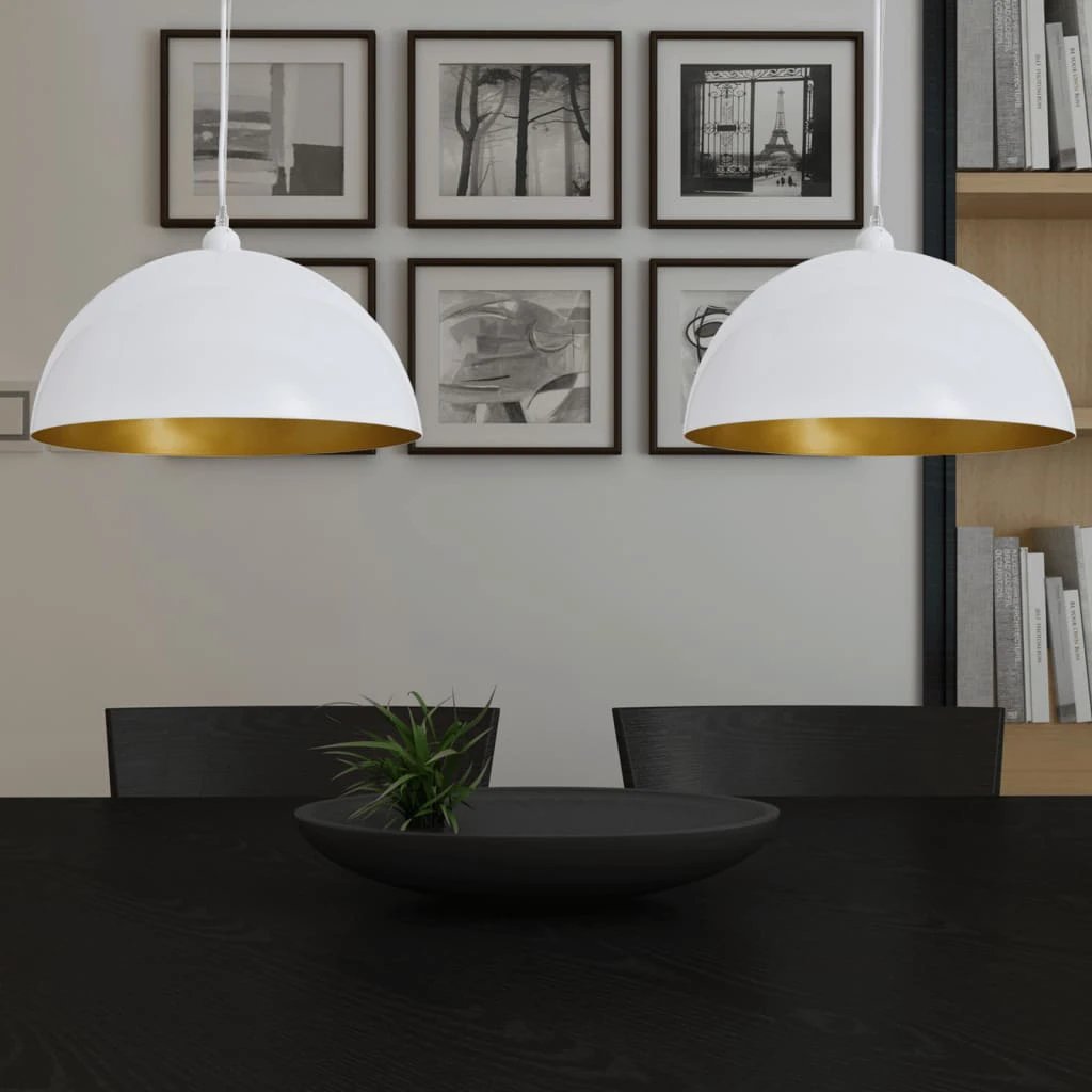 vidaXL vidaXL Ceiling Lamp 2 Pcs Height Adjustable Home - Ceiling Lights