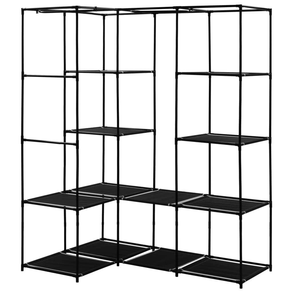 VidaXL Corner Wardrobe 130x87x169 Iron Frame Bedroom by vidaXL
