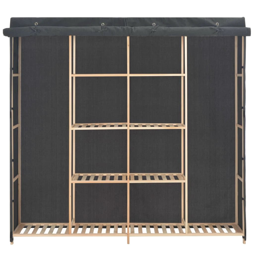 vidaXL vidaXL Wardrobe White 173x40x170 cm Fabric - Uncategorized Wardrobe