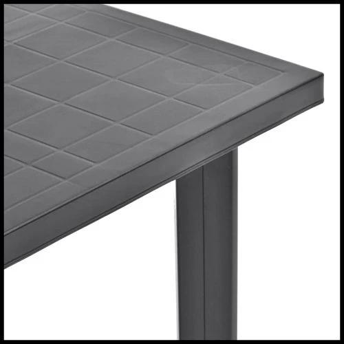 vidaXL vidaXL Garden Table White 80x75x72 cm Plastic - Garden Table