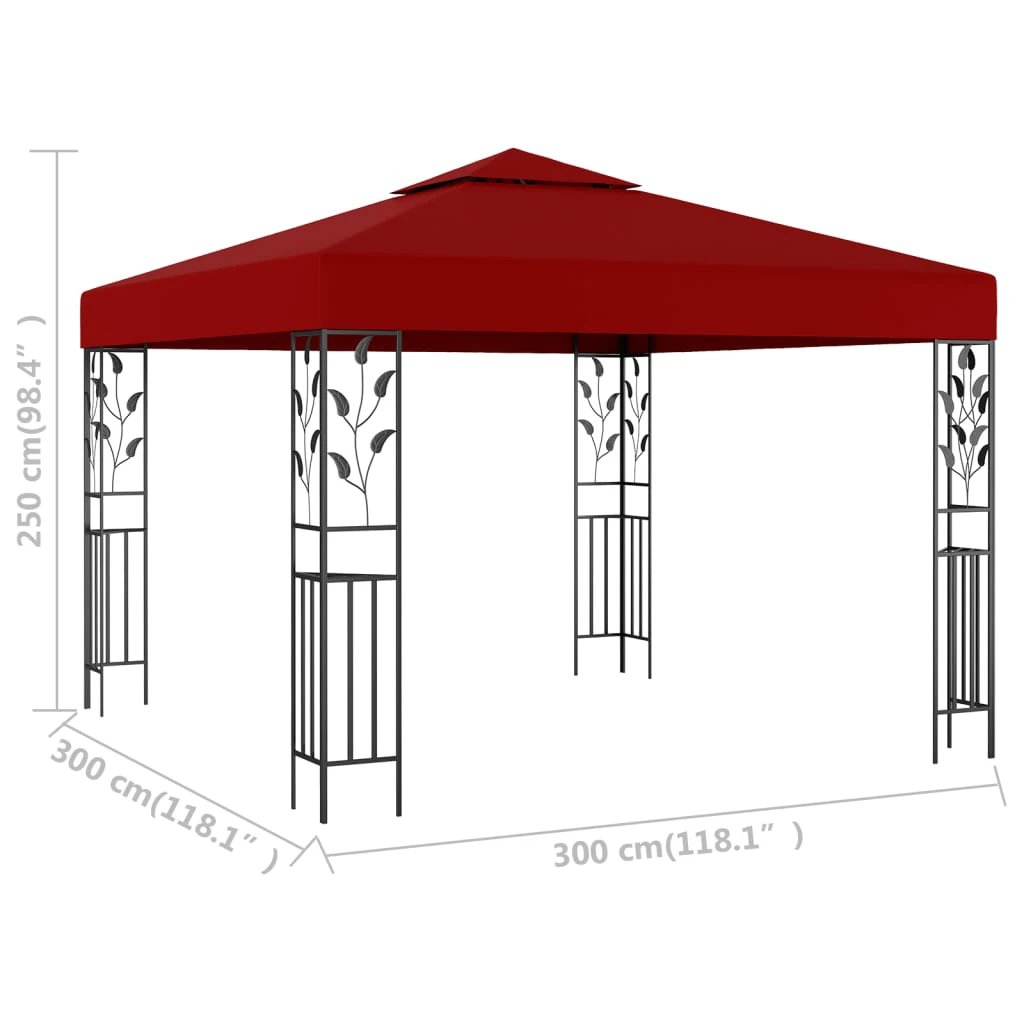 vidaXL Gazebo 3x3 m Anthracite by vidaXL