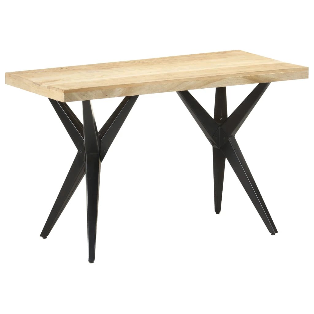 vidaXL vidaXL Dining Table 120x60x76 cm Solid Reclaimed Wood Rustic Finish for Family Dining - Dining Table