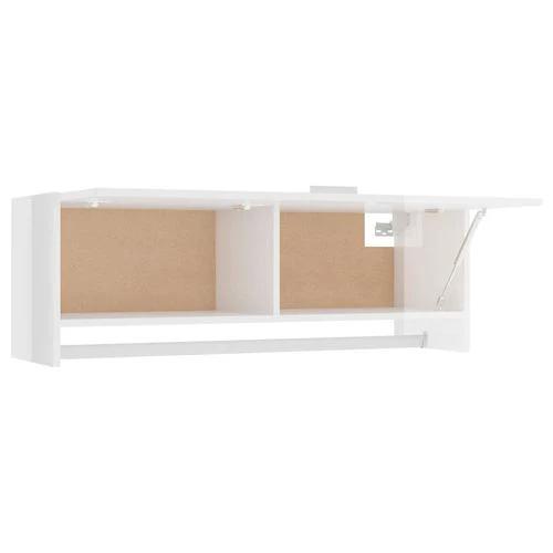 vidaXL Wardrobe Brown Oak 100x32.5x35 cm Engineered Wood by vidaXL