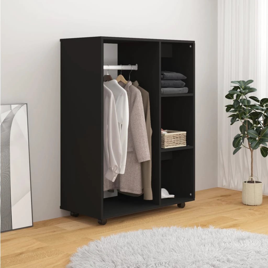 vidaXL vidaXL Wardrobe Smoked Oak 80x40x110 cm Engineered Wood - Wardrobe