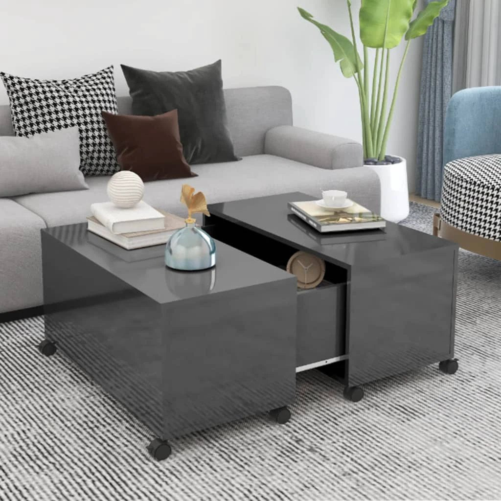 vidaXL vidaXL Coffee Table 75x75x38 cm Engineered Wood - Coffee Table