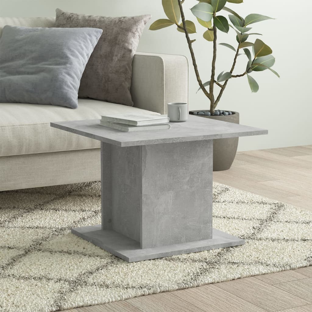 VidaXL CoffeeTable 55.5x55.5x40 SmokedOak LR by vidaXL