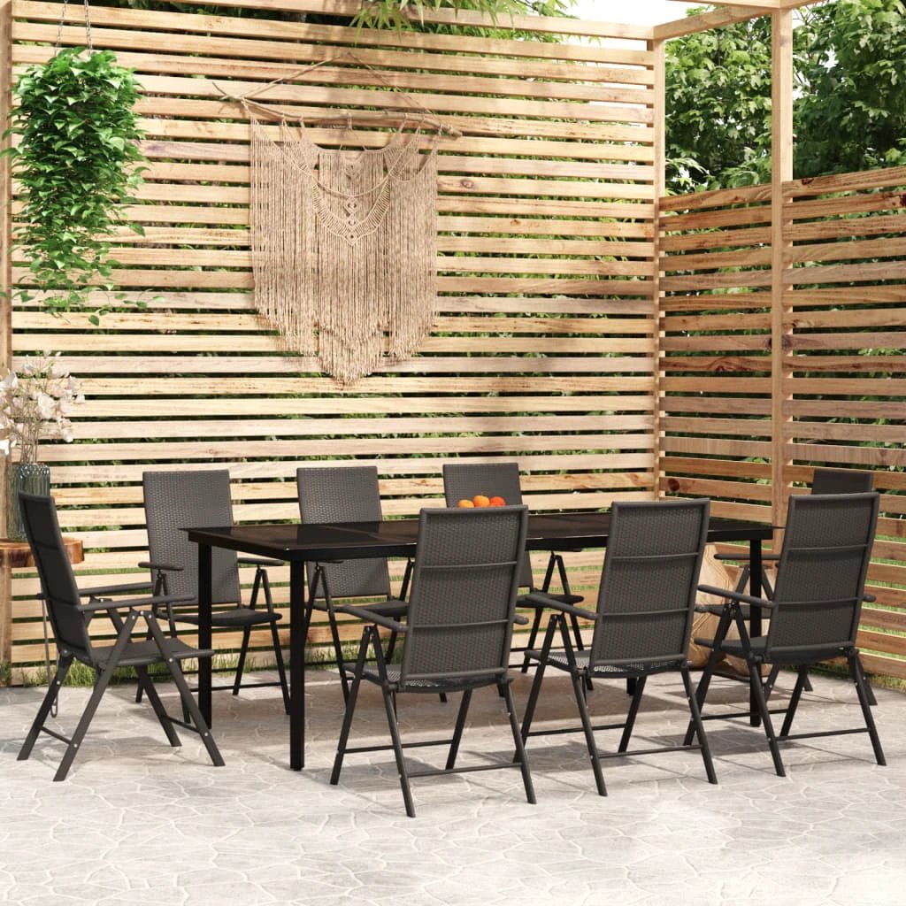 VidaXL 5Pc Garden Dining Set PolyRattan Outdoor by vidaXL