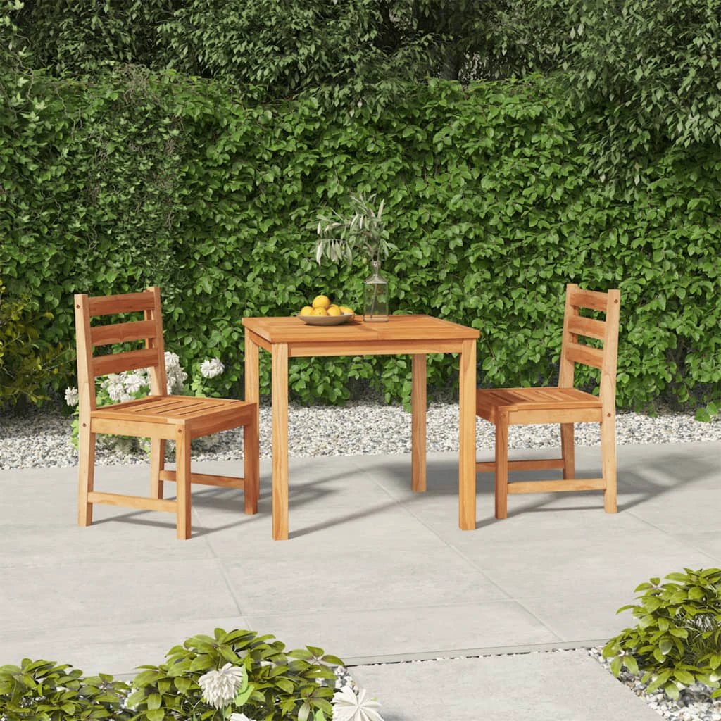 vidaXL VidaXL Garden Dining Set 5Pc Teak Wood Patio - Garden Set
