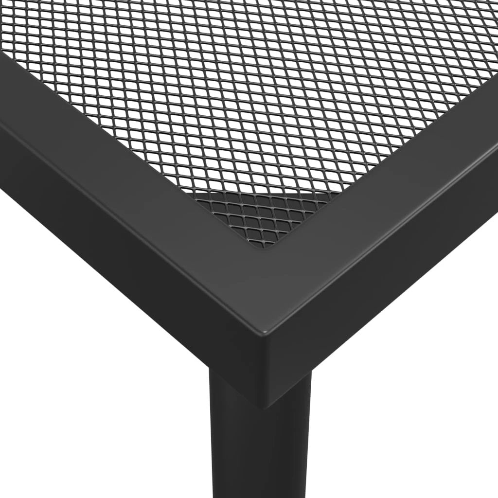 vidaXL vidaXL Garden Table Anthracite 50x50x72 cm Steel Mesh - Uncategorized Garden Table