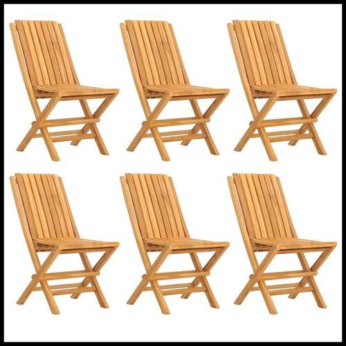 vidaXL 5 Piece Garden Dining Set 120x70x75 cm Solid Teak Wood Foldable Outdoor Furniture for Family Meals and Entertaining by vidaXL