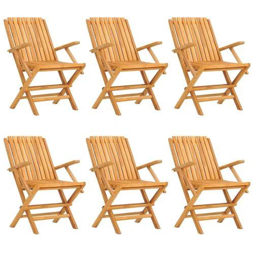 vidaXL 5 Piece Garden Dining Set 120x70x75 cm Solid Teak Wood Foldable Outdoor Furniture for Family Meals and Entertaining by vidaXL