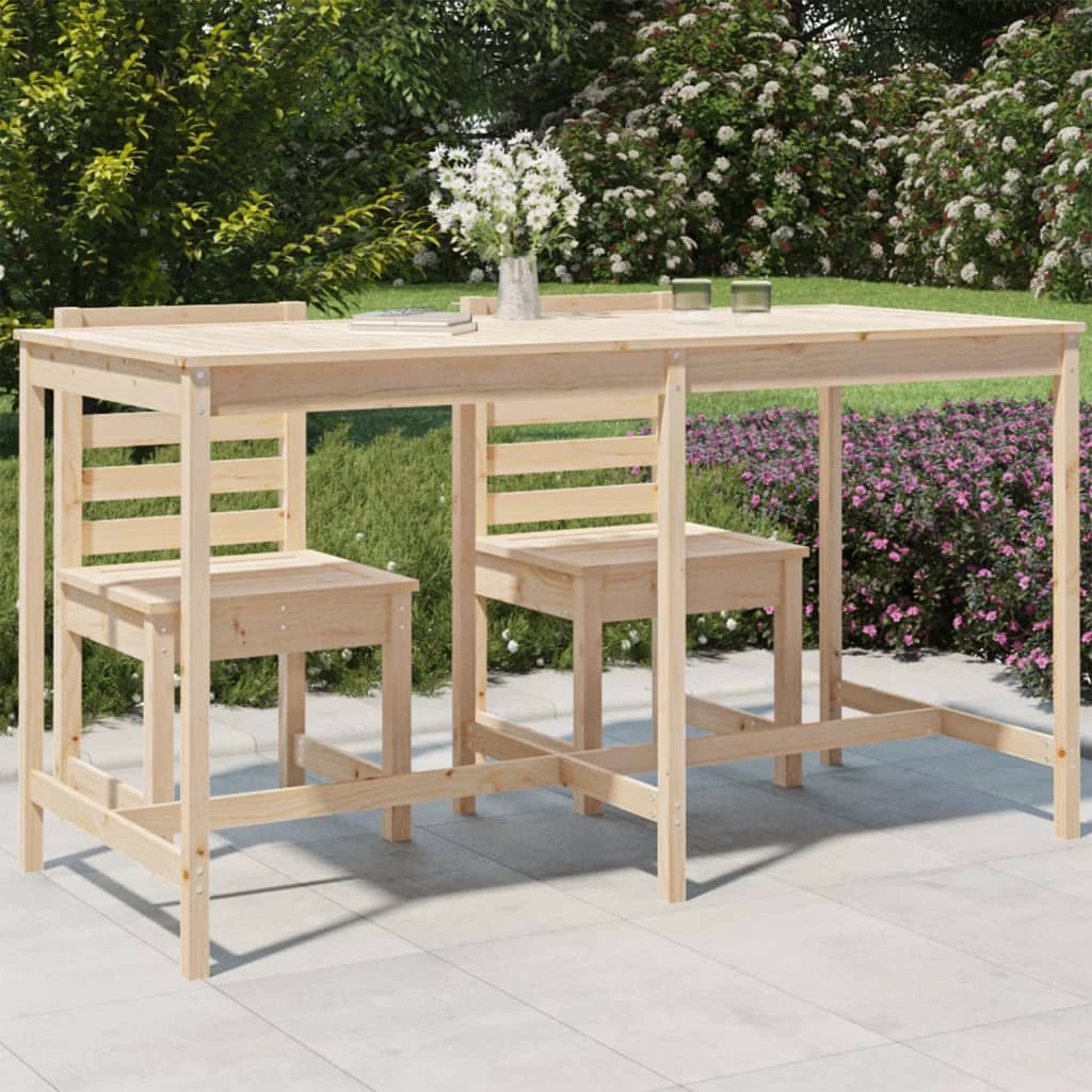 vidaXL vidaXL Garden Table 82.5x82.5x110 cm Solid Wood Pine - Garden Table