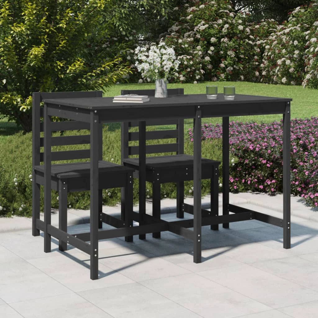 vidaXL Garden Table 82.5x82.5x110 cm Solid Wood Pine by vidaXL