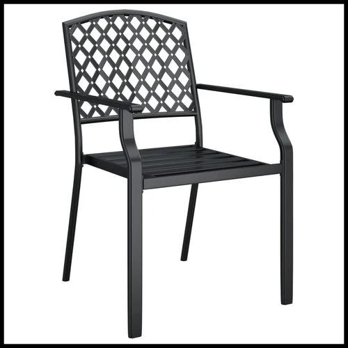 vidaXL vidaXL 3 Piece Garden Dining Set with Anthracite Steel Construction and Elegant Design for Outdoor Entertaining - Garden Set