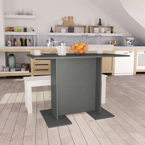 vidaXL Dining Table 110x60x75 cm Engineered Wood Modern Design for Stylish Dining Spaces by vidaXL
