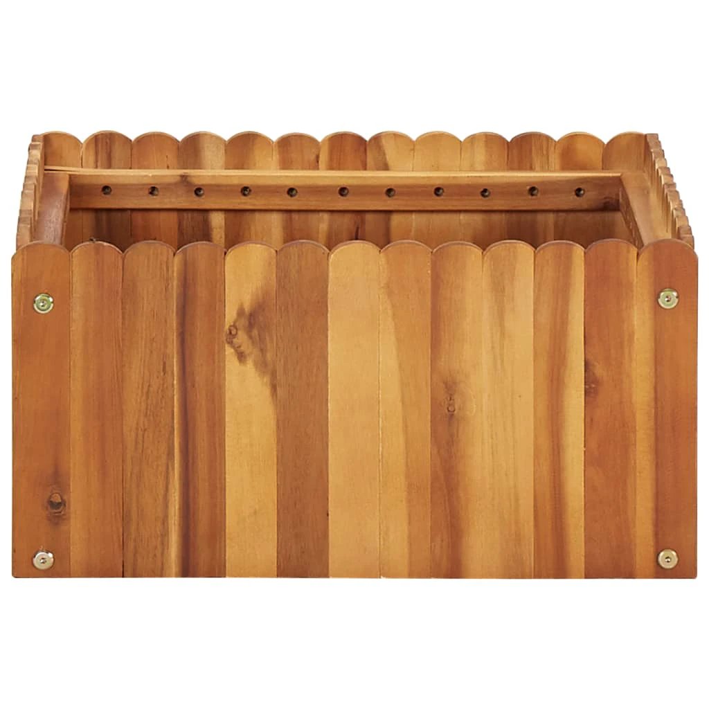 vidaXL Garden Raised Bed 50x30x25 cm Solid Acacia Wood by vidaXL