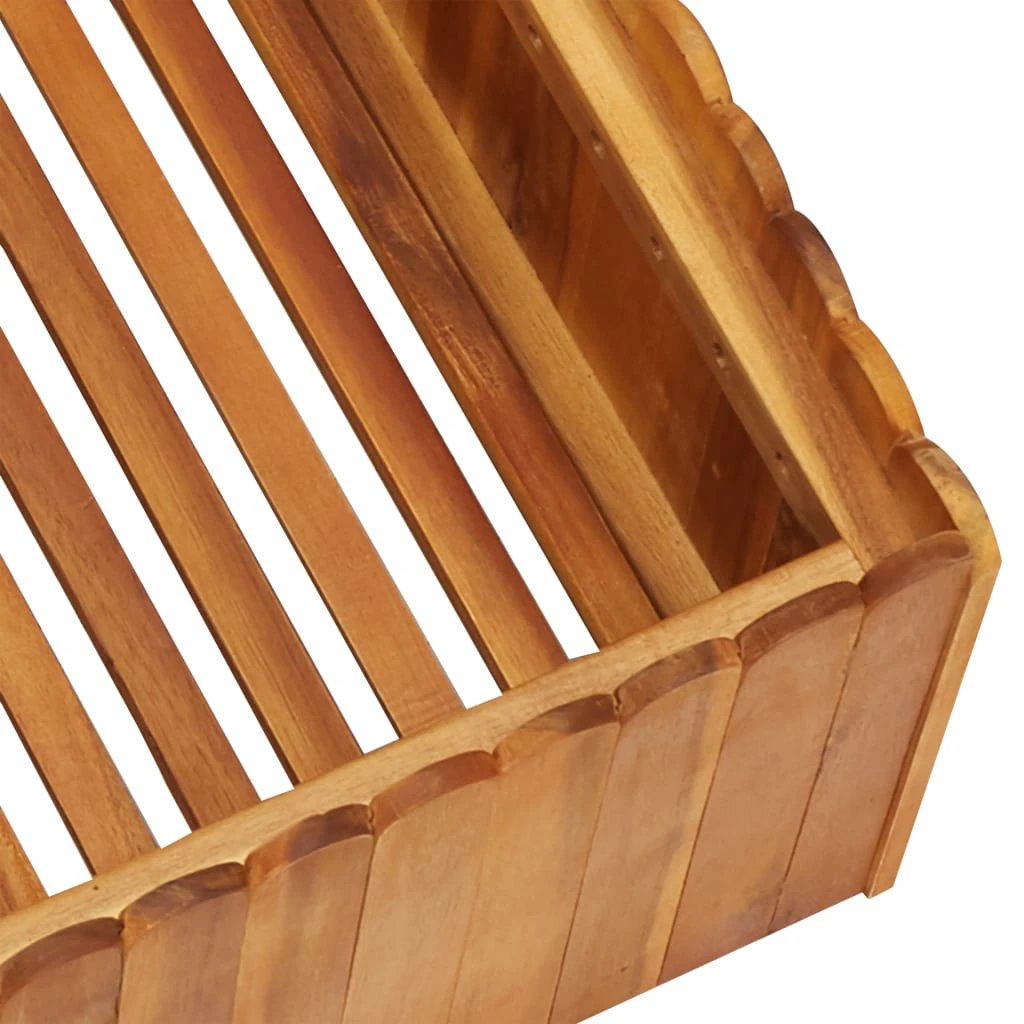 vidaXL Garden Raised Bed 50x30x25 cm Solid Acacia Wood by vidaXL