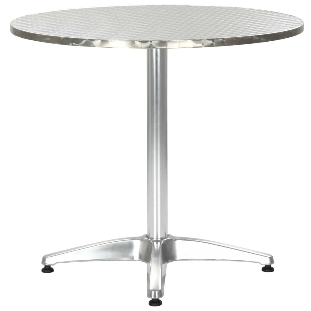 vidaXL vidaXL Garden Table Silver 60x70 cm Aluminium - Garden Table
