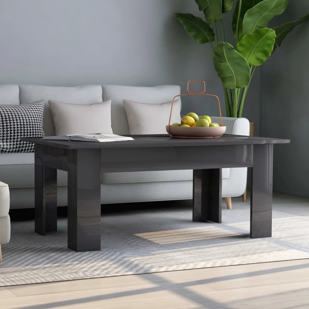 vidaXL vidaXL Coffee Table 100x60x42 cm Engineered Wood Durable Moisture Resistant Living Room - Coffee Table