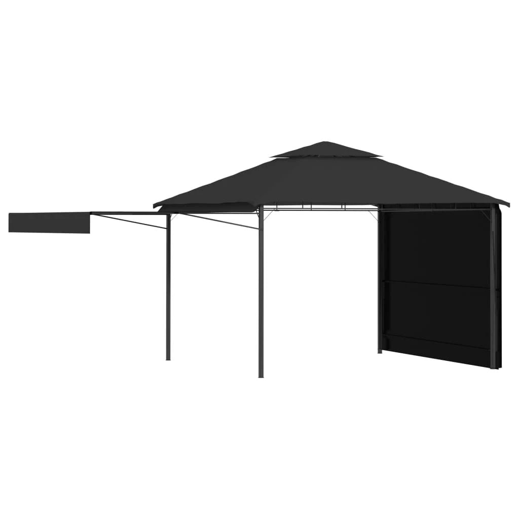 vidaXL Gazebo with Double Extended Roofs 3x3x2.75 m Cream 180 g/m² by vidaXL