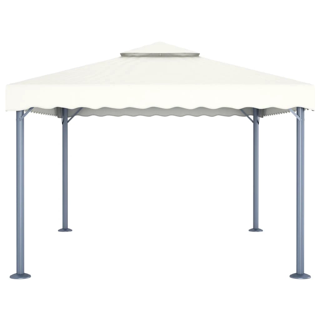 vidaXL vidaXL Gazebo 400x300 cm Cream Aluminium - Gazebos