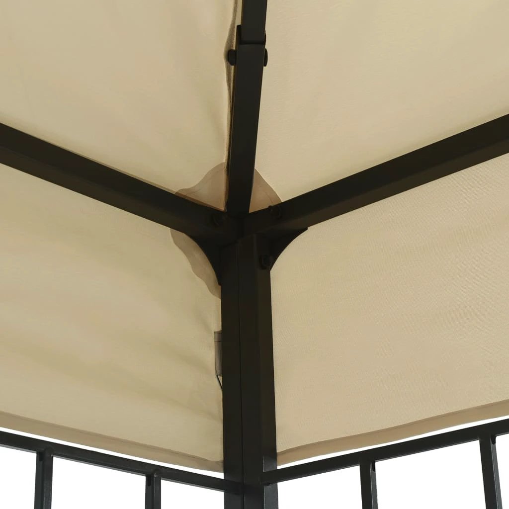 vidaXL vidaXL Gazebo 3x3 m Cream - Uncategorized Gazebos