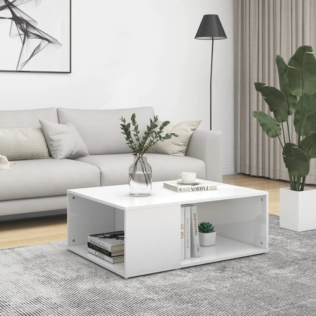 VidaXL Coffee Table 90x67x33 cm Two Shelves by vidaXL