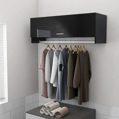 vidaXL Wardrobe Brown Oak 100x32.5x35 cm Engineered Wood by vidaXL