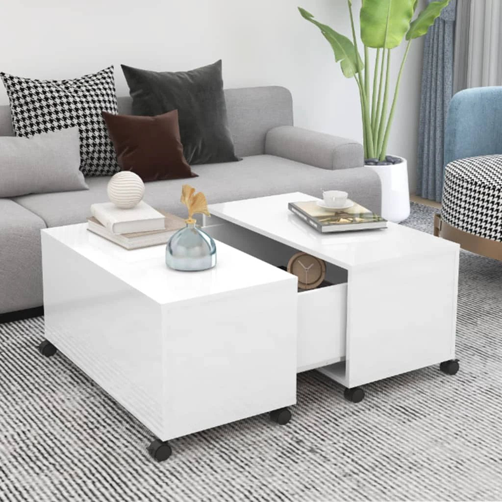 vidaXL vidaXL Coffee Table 75x75x38 cm Engineered Wood - Coffee Table