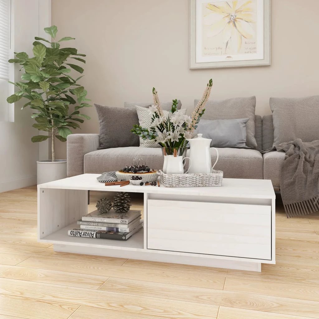 vidaXL VidaXL Coffee Table 110x50x33.5cm Pinewood Living - Coffee Table