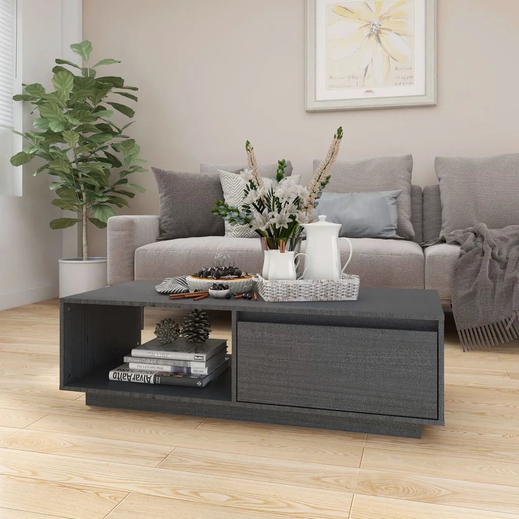 vidaXL VidaXL Coffee Table 110x50x33.5cm Pinewood Living - Coffee Table