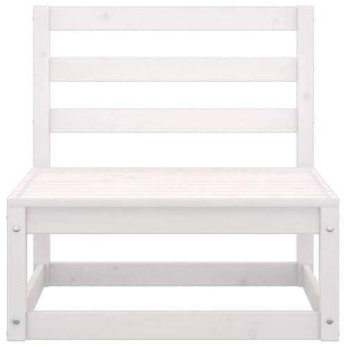 vidaXL Garden 3-Seater Sofa with Modular Design in Solid Pinewood for Outdoor Relaxation and Socializing by vidaXL