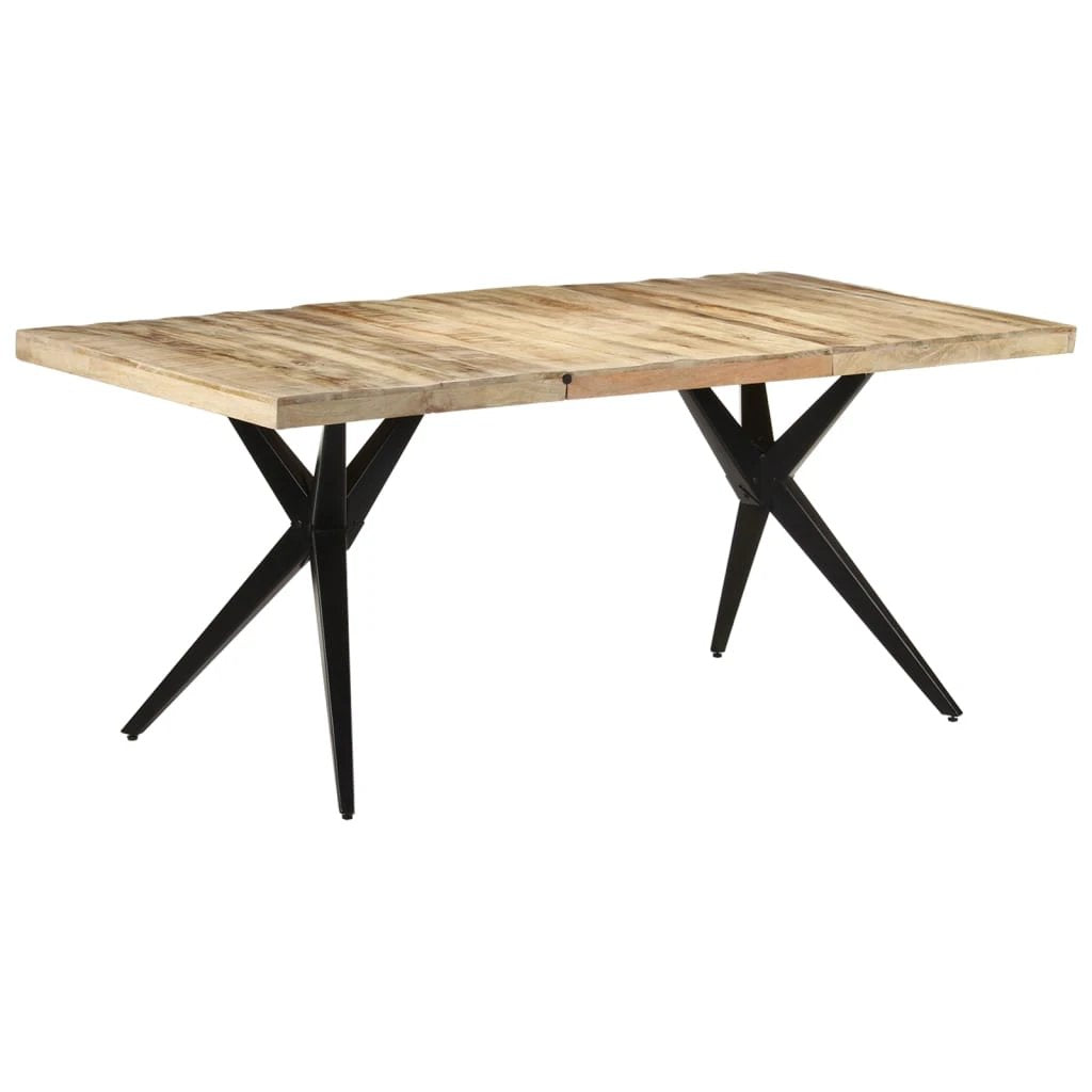 vidaXL vidaXL Dining Table 120x60x76 cm Solid Reclaimed Wood Rustic Finish for Family Dining - Dining Table