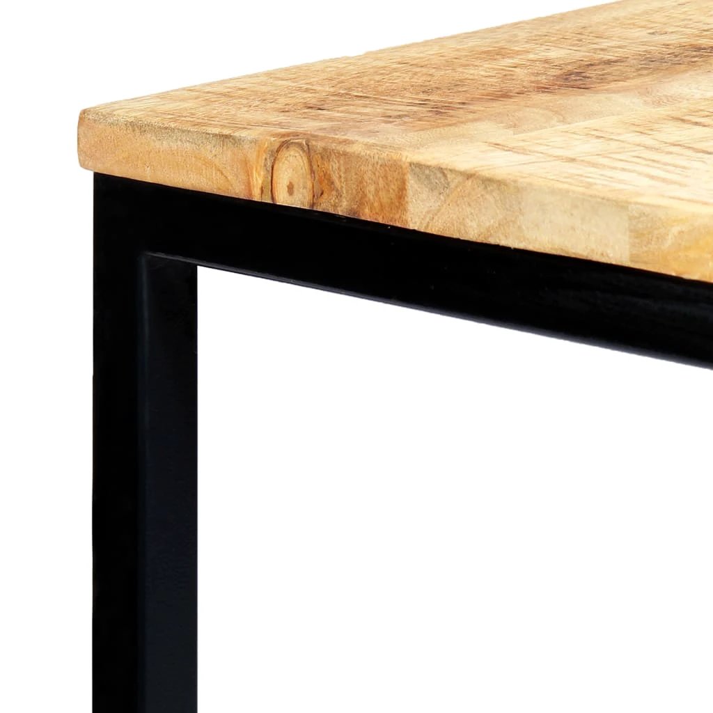 vidaXL Dining Table 180x90x75 cm Solid Rough Mango Wood by vidaXL