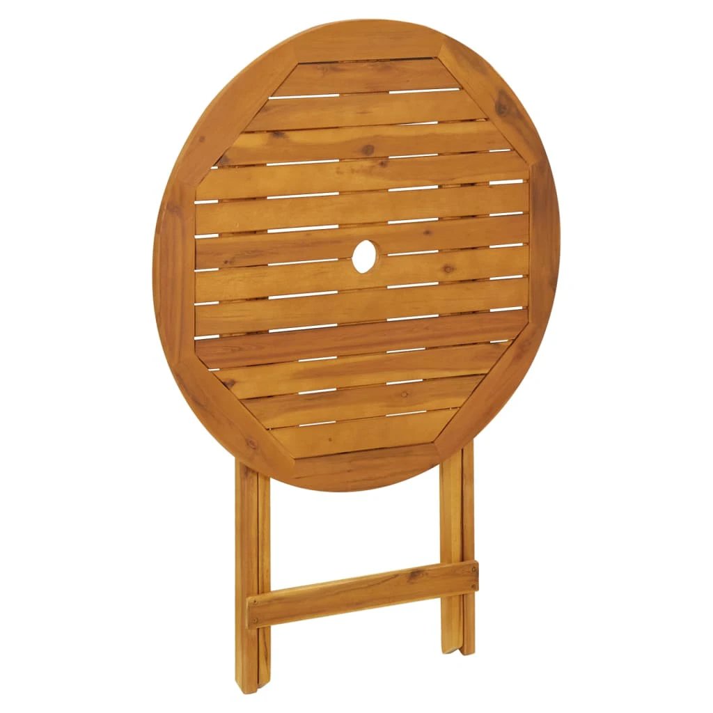 vidaXL Folding Garden Table 60x75 cm Solid Acacia Wood by vidaXL