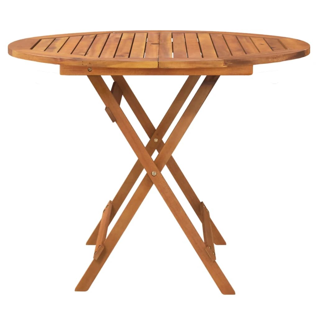 vidaXL vidaXL Folding Garden Table 60x75 cm Solid Acacia Wood - Garden Table