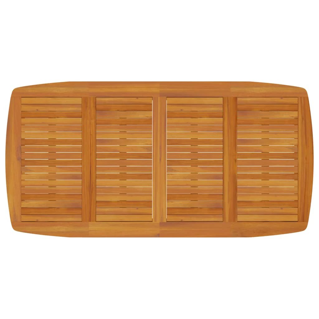 vidaXL Garden Table 160x90x75 cm Solid Wood Acacia by vidaXL