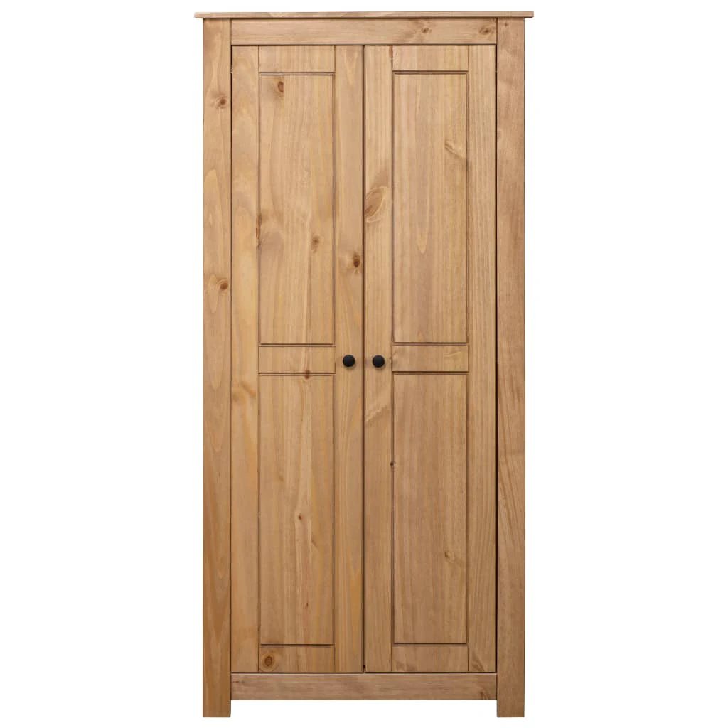 vidaXL 3-Door Wardrobe 118x50x171.5 cm Pine Panama Range by vidaXL