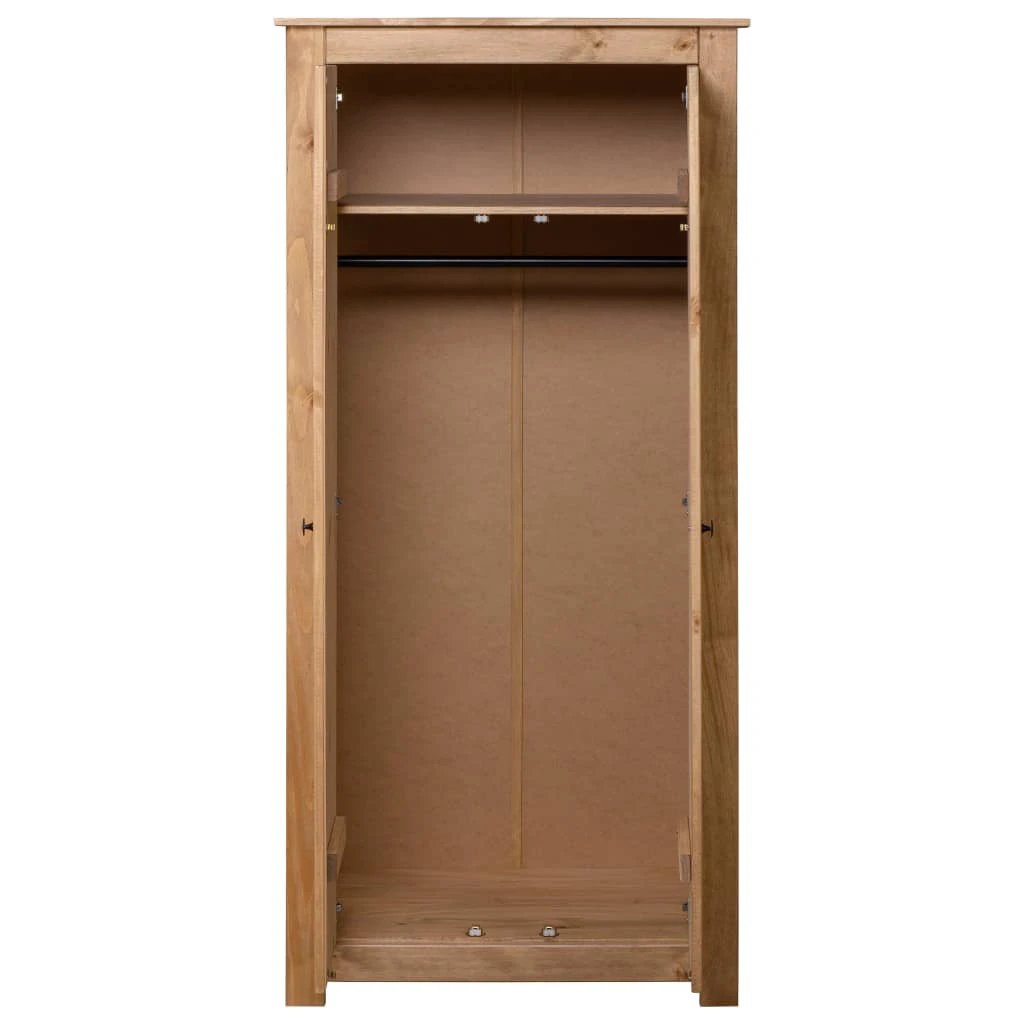 vidaXL 3-Door Wardrobe 118x50x171.5 cm Pine Panama Range by vidaXL