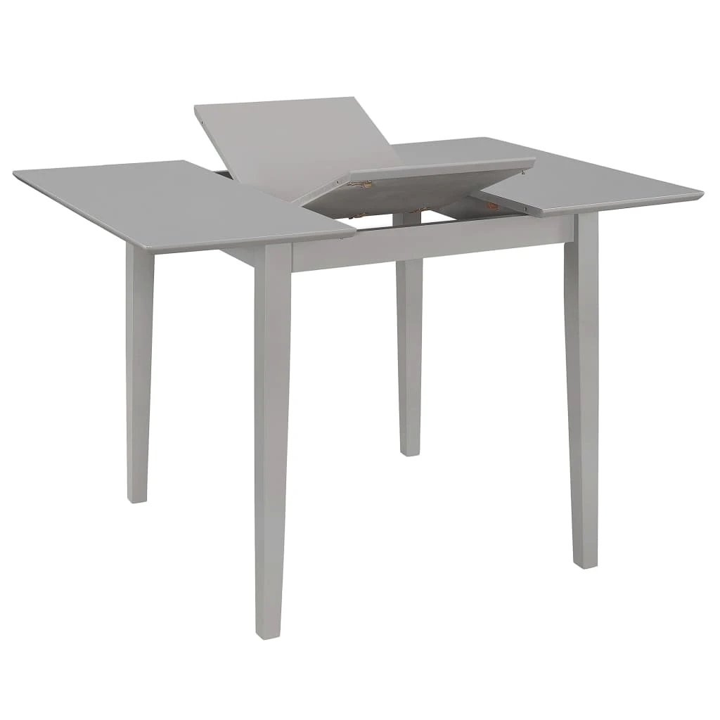 vidaXL vidaXL Extendable Dining Table White (80-120)x80x74 cm MDF - Uncategorized Dining Table
