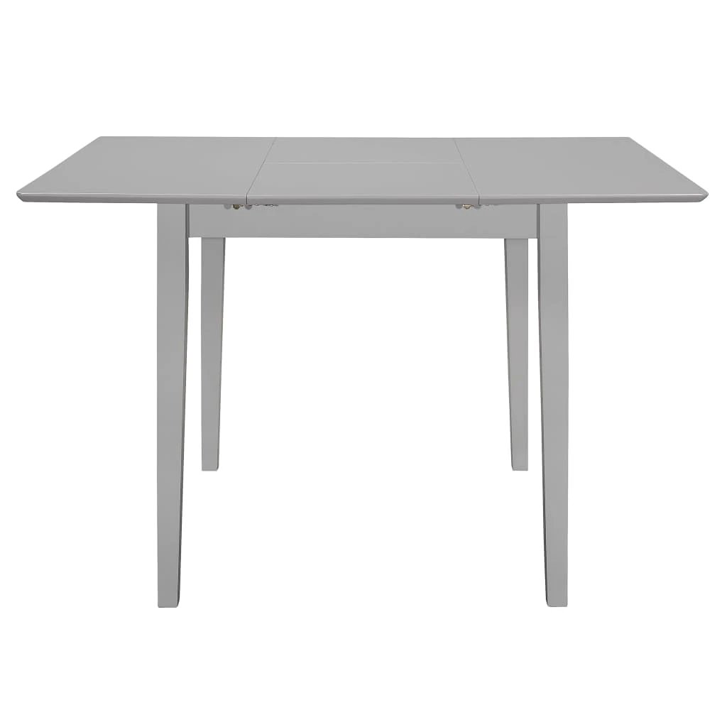 vidaXL vidaXL Extendable Dining Table White (80-120)x80x74 cm MDF - Uncategorized Dining Table