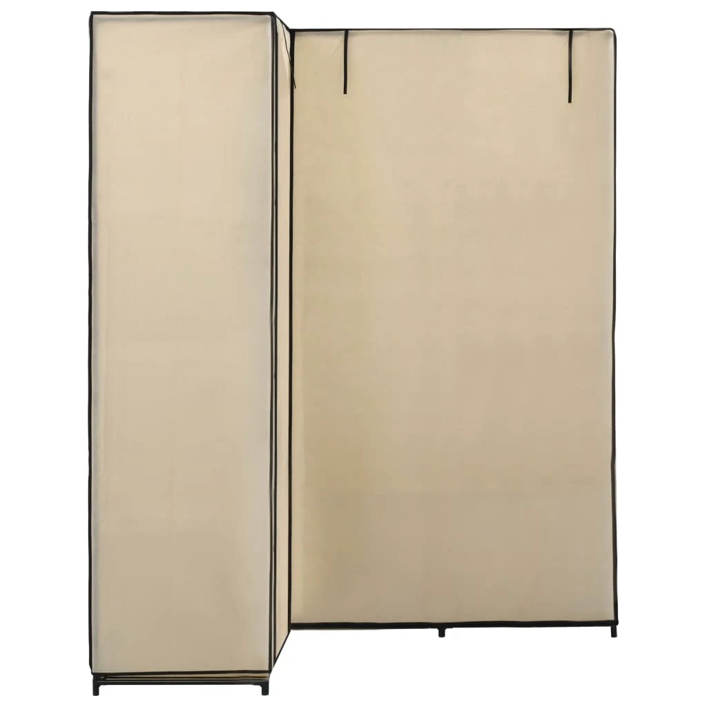 VidaXL Corner Wardrobe 130x87x169 Iron Frame Bedroom by vidaXL