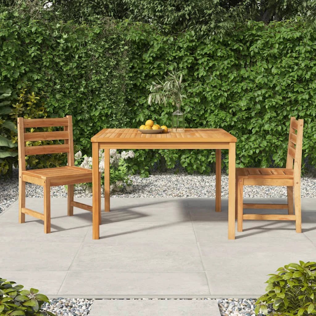 vidaXL VidaXL Garden Dining Set 5Pc Teak Wood Patio - Garden Set