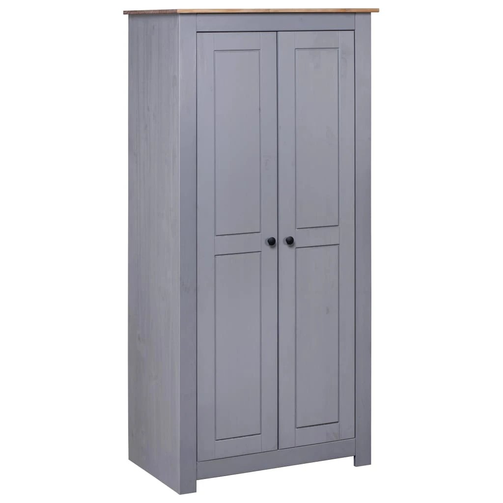 vidaXL 3-Door Wardrobe 118x50x171.5 cm Pine Panama Range by vidaXL