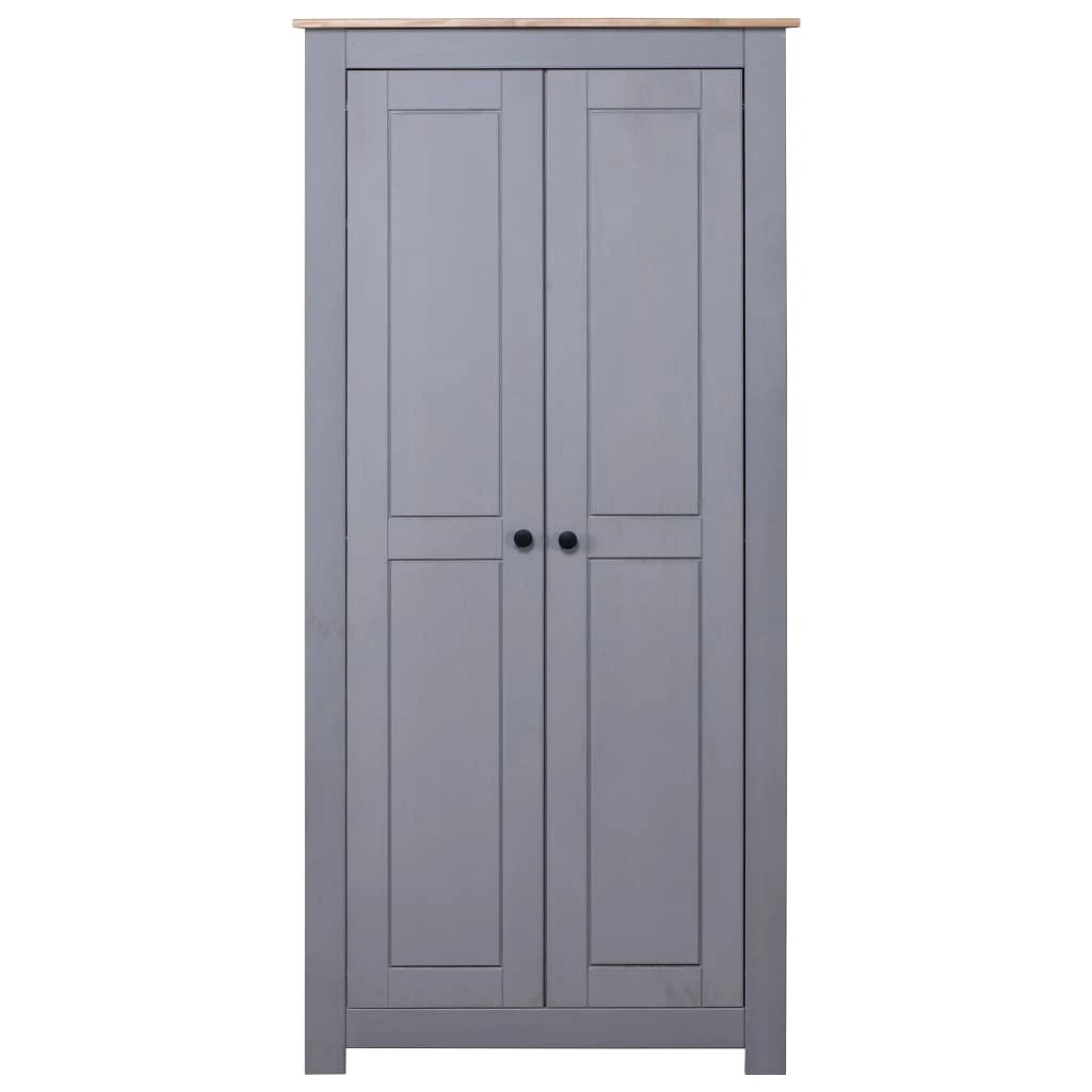 vidaXL 3-Door Wardrobe 118x50x171.5 cm Pine Panama Range by vidaXL