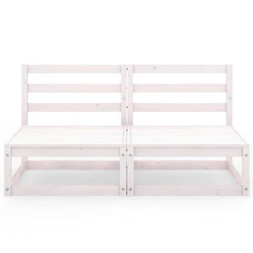 vidaXL Garden 2-Seater Sofa Solid Pinewood Modular Design for Outdoor Relaxation by vidaXL