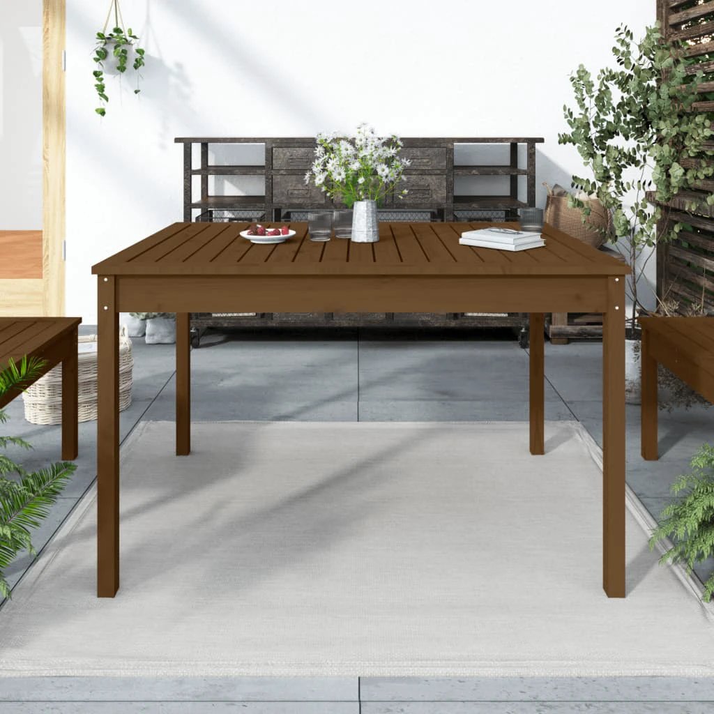 vidaXL Garden Table 82.5x82.5x76 cm Solid Wood Pine by vidaXL